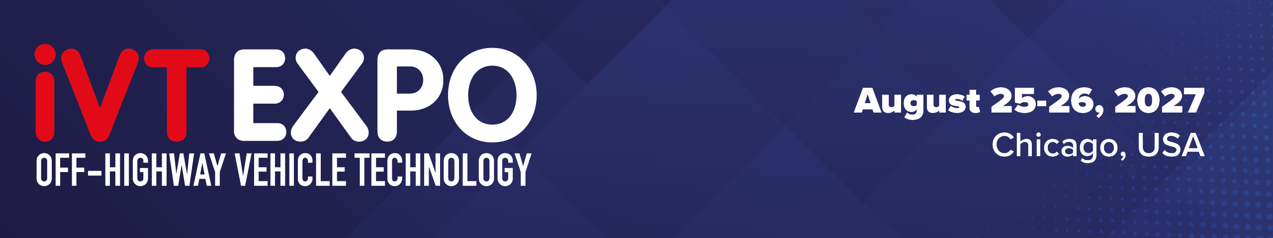 iVT Off-Highway Vehicle Technology Conference & Expo USA 2027